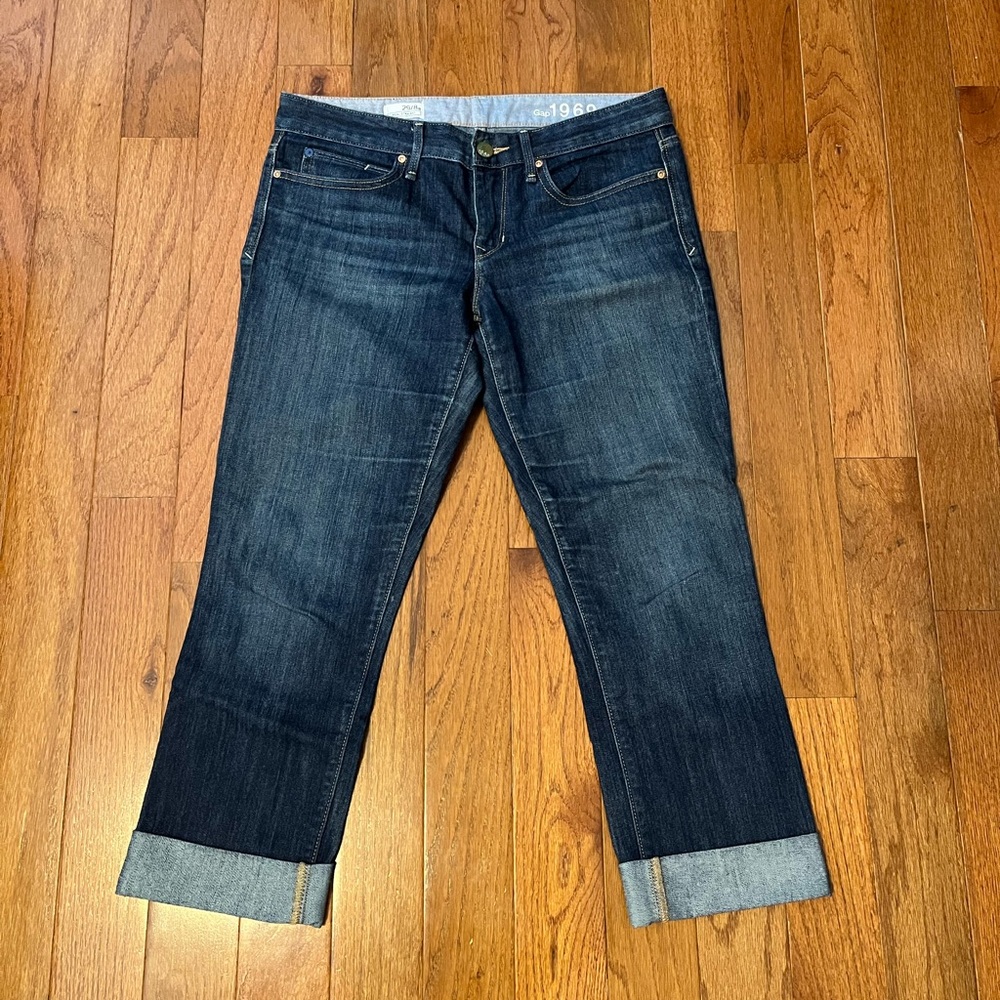 Gap Dark Blue Women's Ankle Jeans